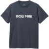 Snow Peak Land Station T-Shirt - Charcoal