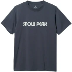 Snow Peak Land Station T-Shirt - Charcoal