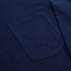 Universal Works Long Sleeve Pocket T-Shirt - Navy 6 Universal Works Long Sleeve Pocket T-Shirt - Navy -Lacoste Cloth Shop universal works long sleeve pocket t shirt navy p59700 883323 image