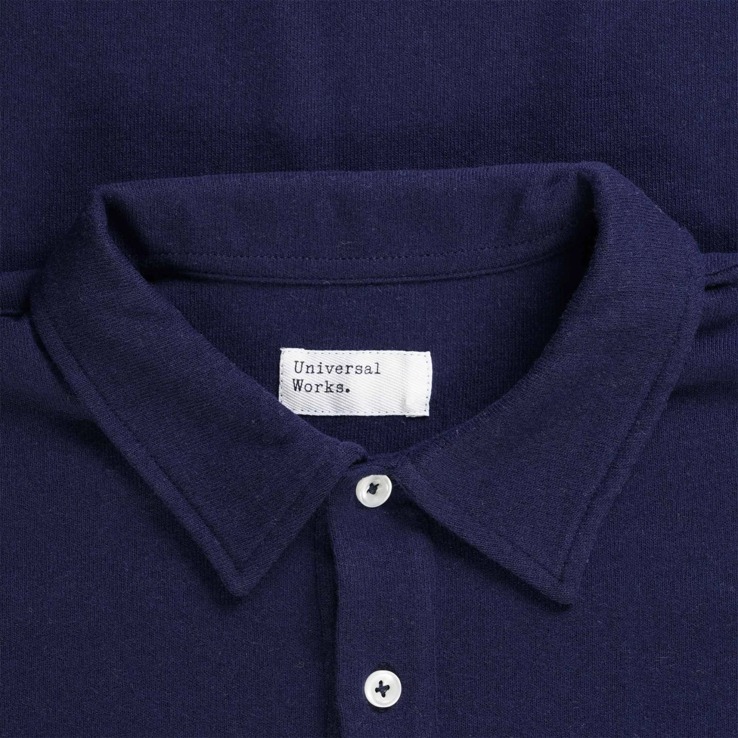 Universal Works Pullover Long Sleeve Shirt - Navy 2 Universal Works Pullover Long Sleeve Shirt - Navy - Image 2