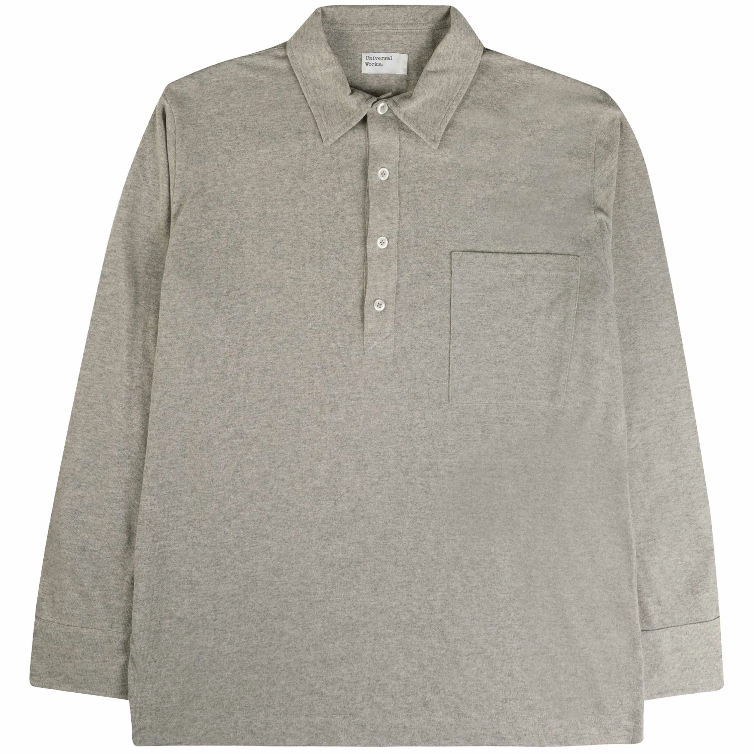 Universal Works Pullover Long Sleeve Shirt - Sand 1 Universal Works Pullover Long Sleeve Shirt - Sand